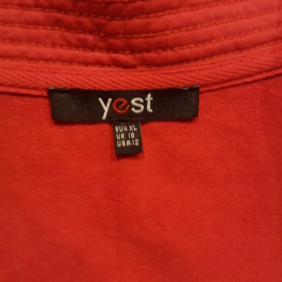 Yest French Terry Red Zip Jacket 12 - Picture 4 of 6